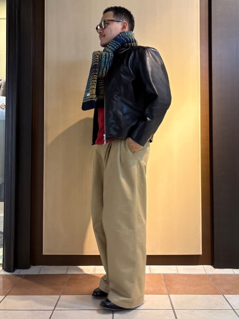FREAK'S STORE | Calf Leather ミニマル シングル ライダース
