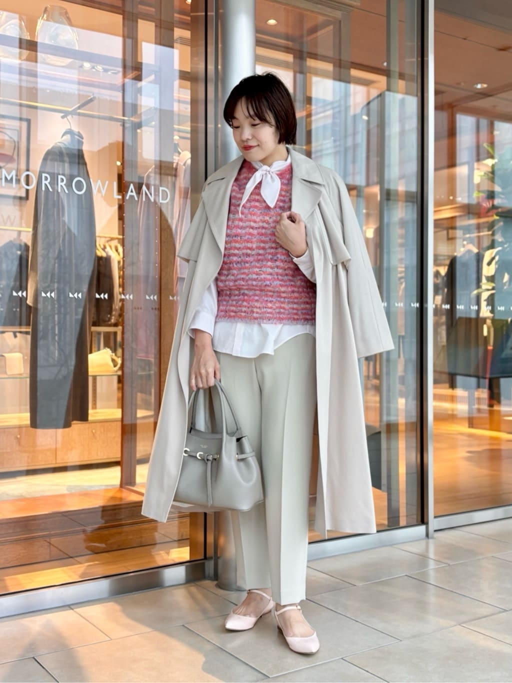 TOMORROWLAND | ウールギャバジン ガウンコート | Rakuten Fashion