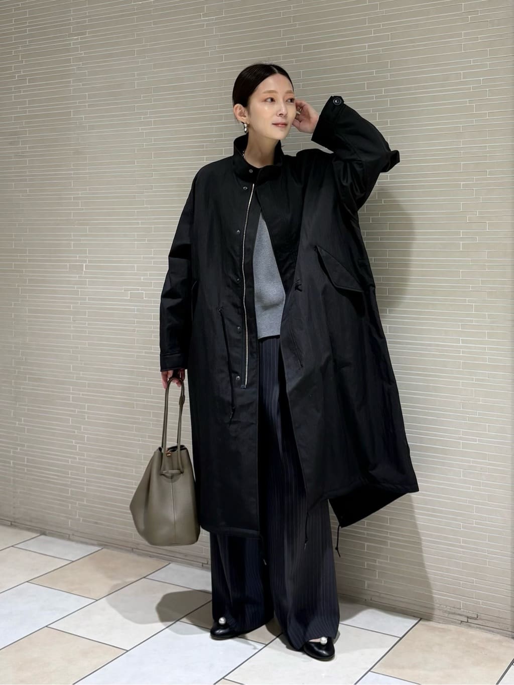 ＜LOEFF＞ミリタリー スタンドカラー コート UNISEX LOEFF（ロエフ） コート アウター 「LOEFF」オックス ミリタリー