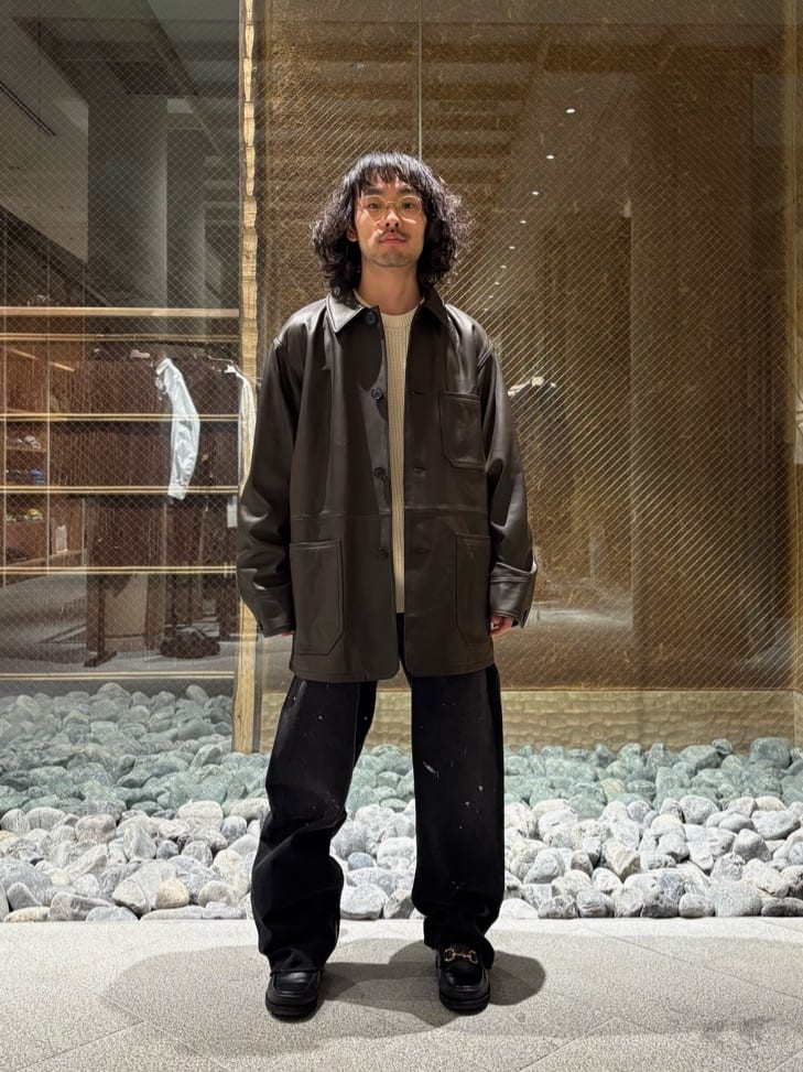 UNITED ARROWSの【別注】<UNITED ARROWS * LOEFF>ラムレザー