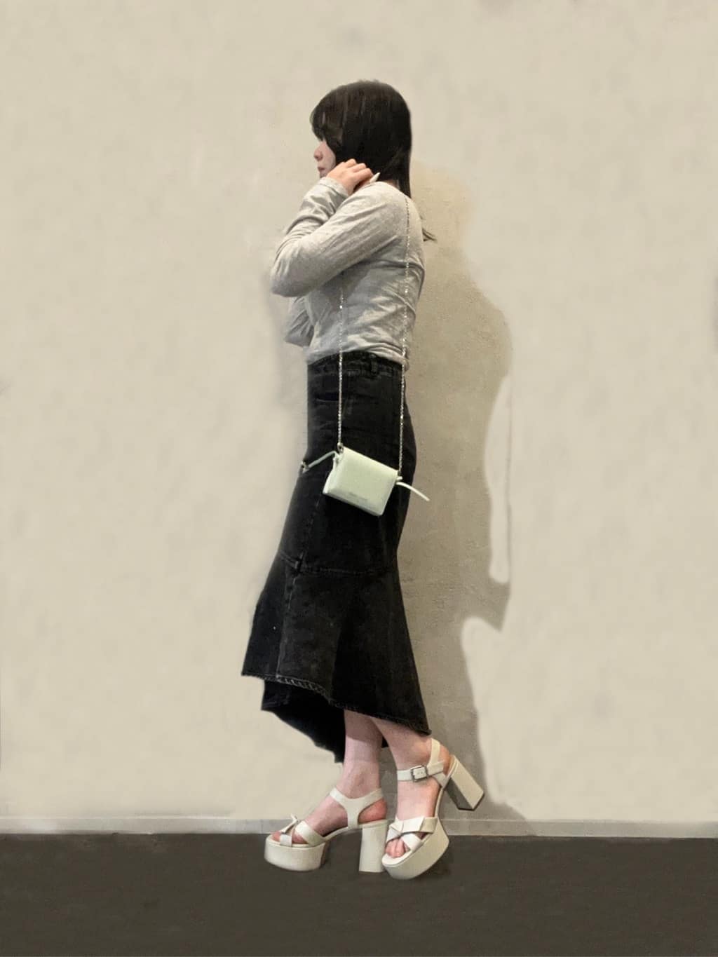 CHARLES & KEITH | Anika アニカ ノットボウプラットフォームサンダル