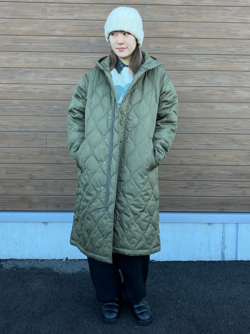 FREAK'S STORE | 別注 キルト フード ロングダウン【限定展開】 25AW