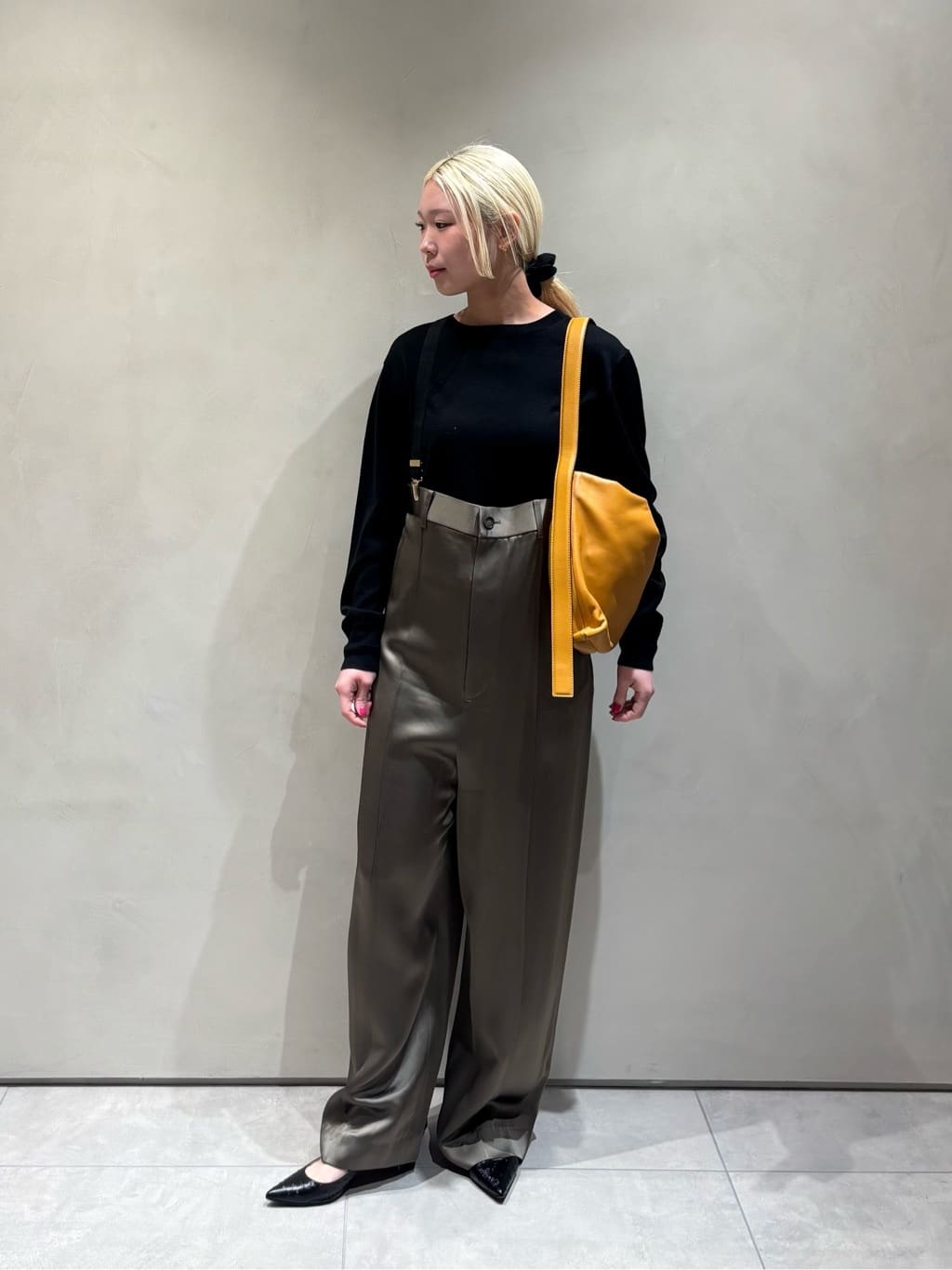 UNITED ARROWS | <conte>サテン サスペンダー ワイドパンツ | Rakuten