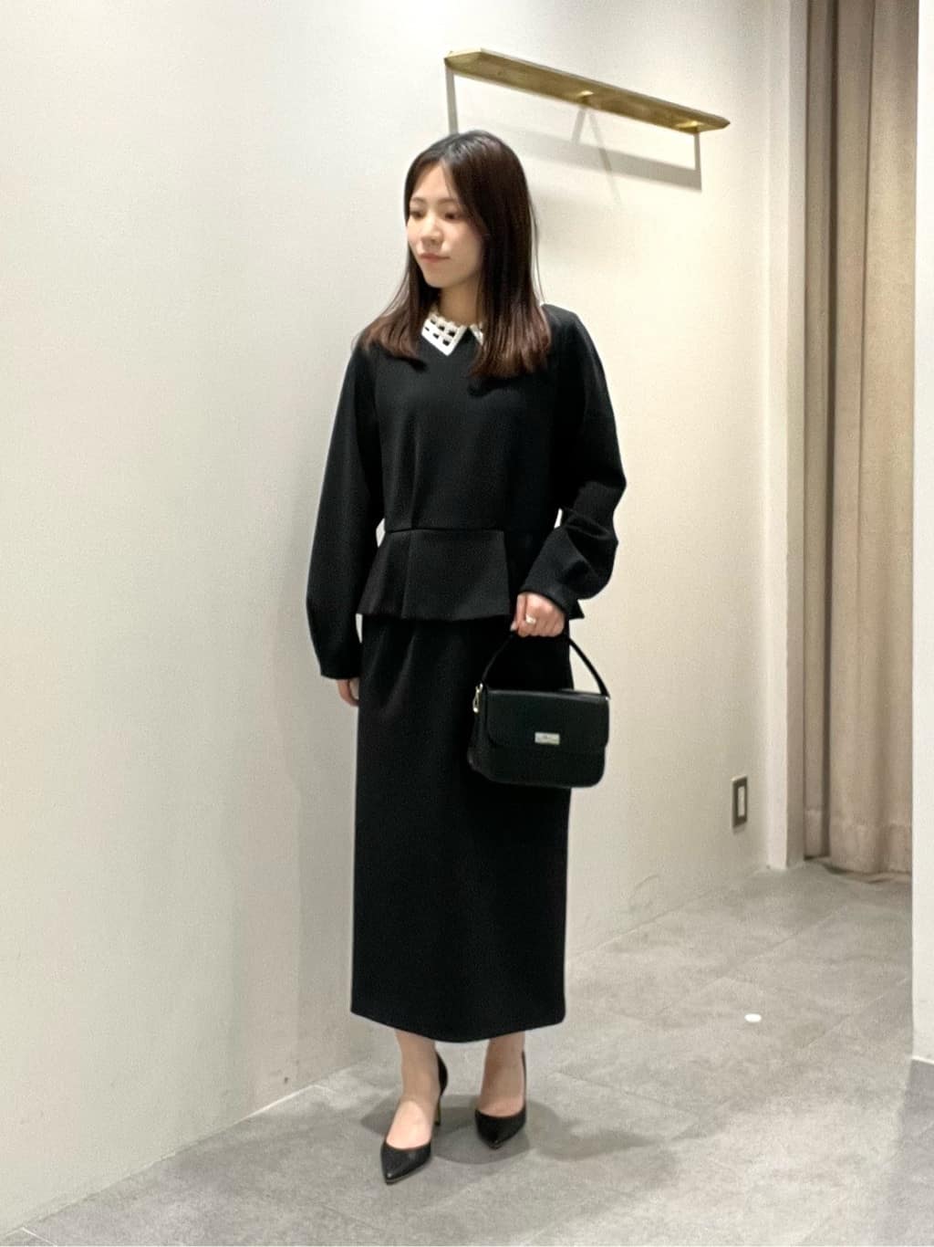 UNITED ARROWS | SPONGY ペプラム ワンピース | Rakuten Fashion(楽天