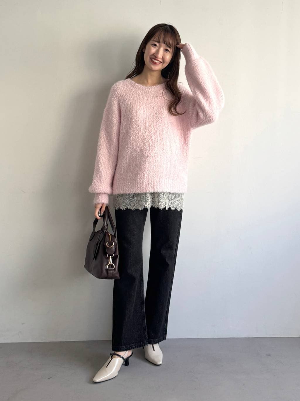 mysty womanのファンシーニットを使ったコーディネートを紹介します。｜Rakuten Fashion(楽天ファッション／旧楽天ブランドアベニュー)6708397