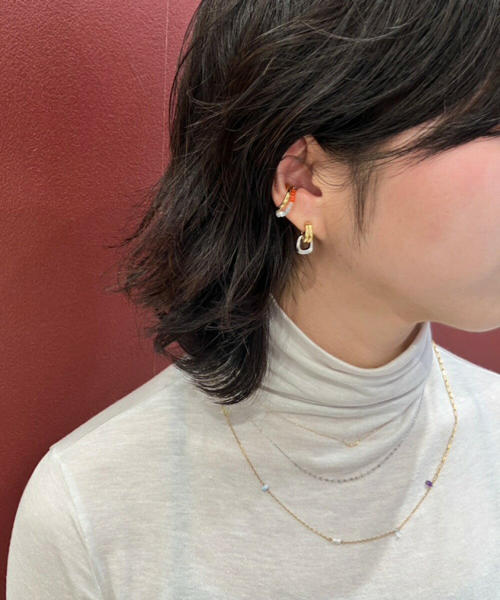 ete | [レイヤード] K10YG クレセントムーン ネックレス | Rakuten