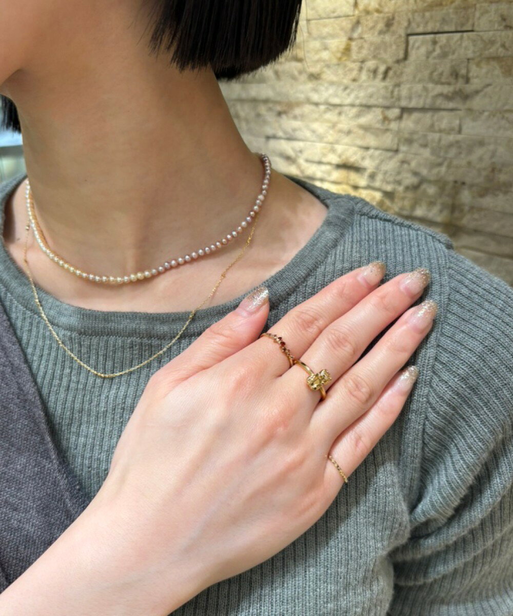 ete | [クレール]K18YG スタッズカット リング | Rakuten Fashion(楽天
