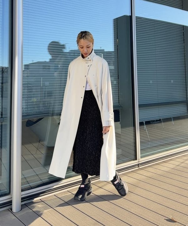 BEAMS WOMEN | メタルボタン スタンド コート | Rakuten Fashion(楽天
