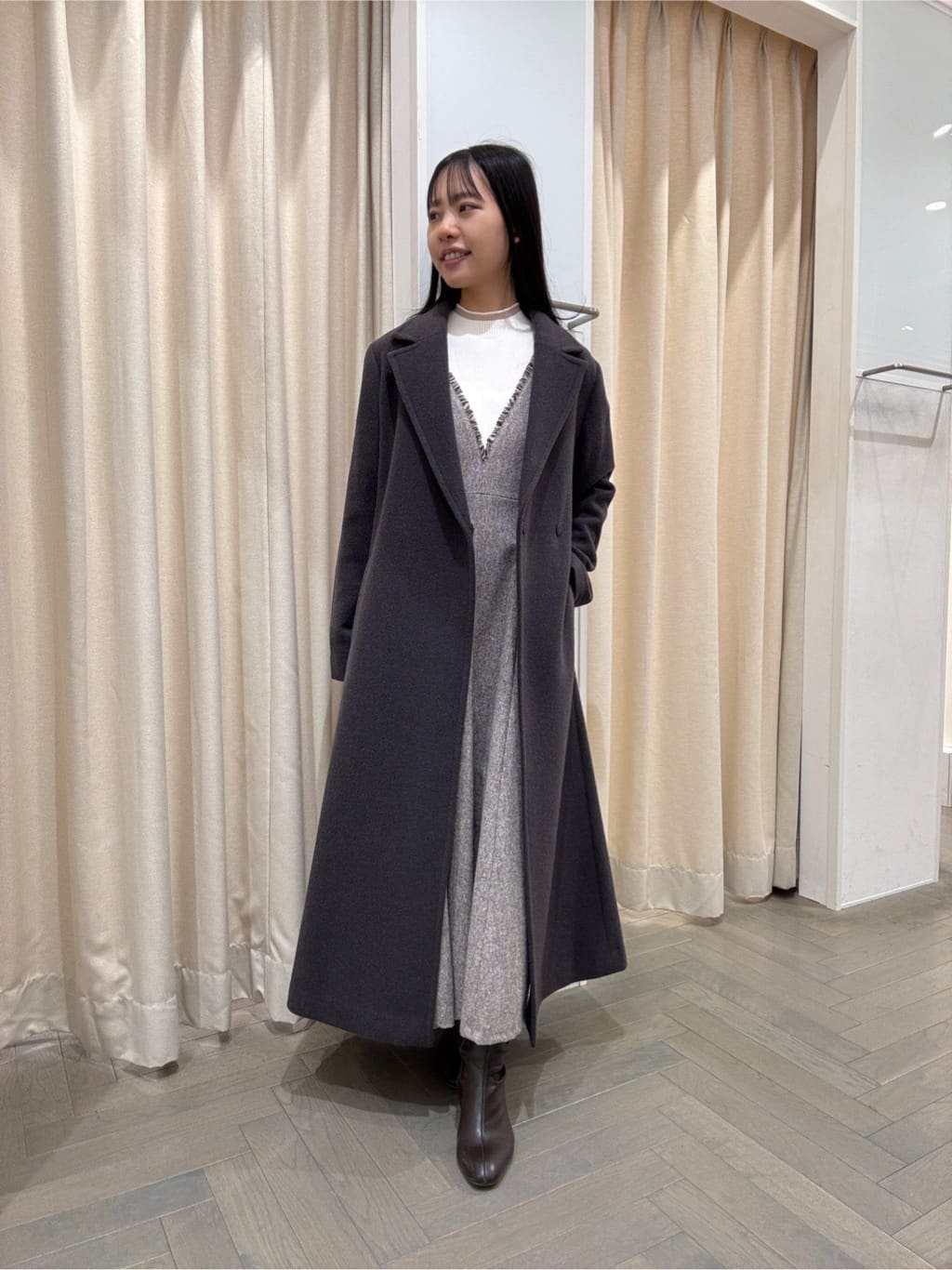 NATURAL BEAUTY BASIC | テーラーベルテッドロングコート | Rakuten