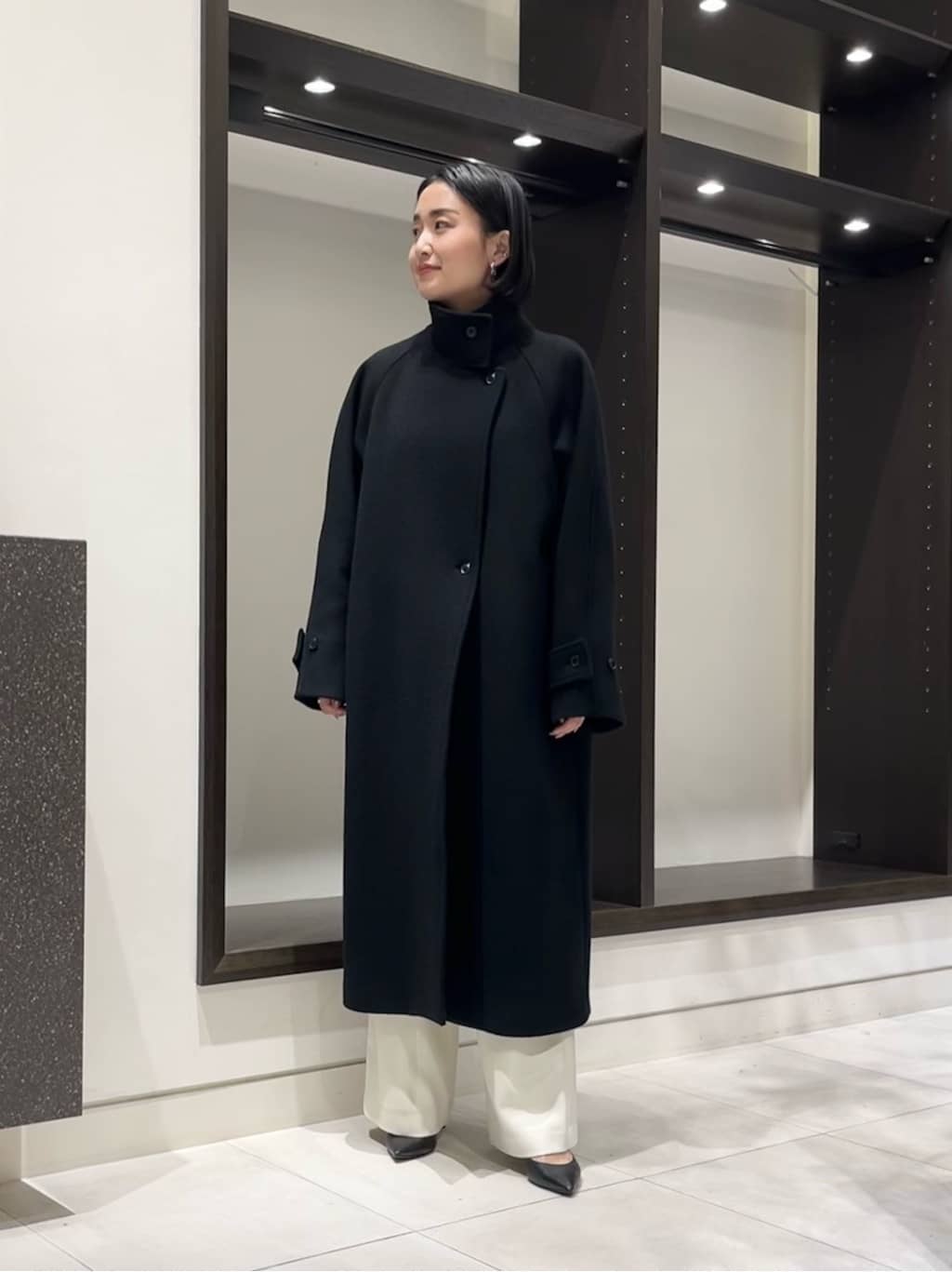 allureville | ダブルビーバースタンドコート | Rakuten Fashion(楽天
