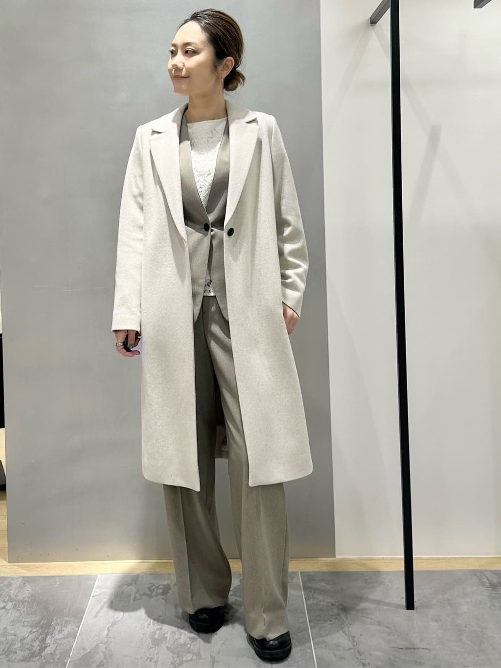 INDIVI | 【名品コート/日本製】ウール100%チェスターコート | Rakuten