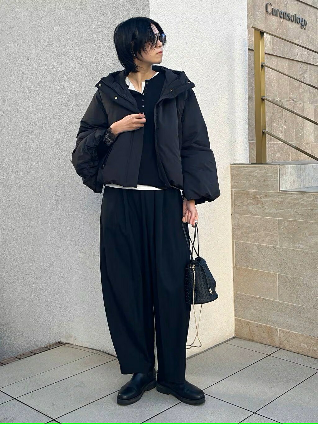 CurensologyのヘンリーレースロングスリーブTシャツを使ったコーディネートを紹介します。｜Rakuten Fashion(楽天ファッション／旧楽天ブランドアベニュー)6719158