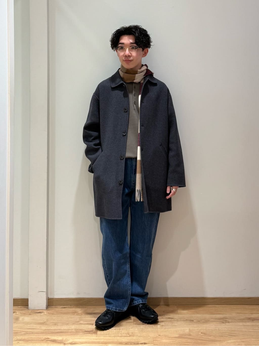 UA別注 Johnstons of elgin カシミヤマフラー アローズ UA別注 Johnstons of elgin カシミヤマフラー アローズ united arrows
