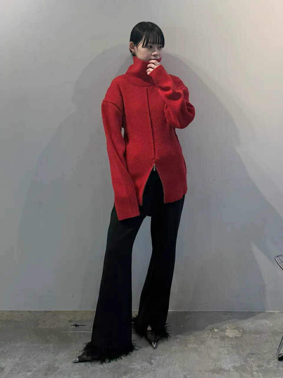 PRANK PROJECTのヘヴィタートルニットチュニックを使ったコーディネートを紹介します。｜Rakuten Fashion(楽天ファッション／旧楽天ブランドアベニュー)6722369