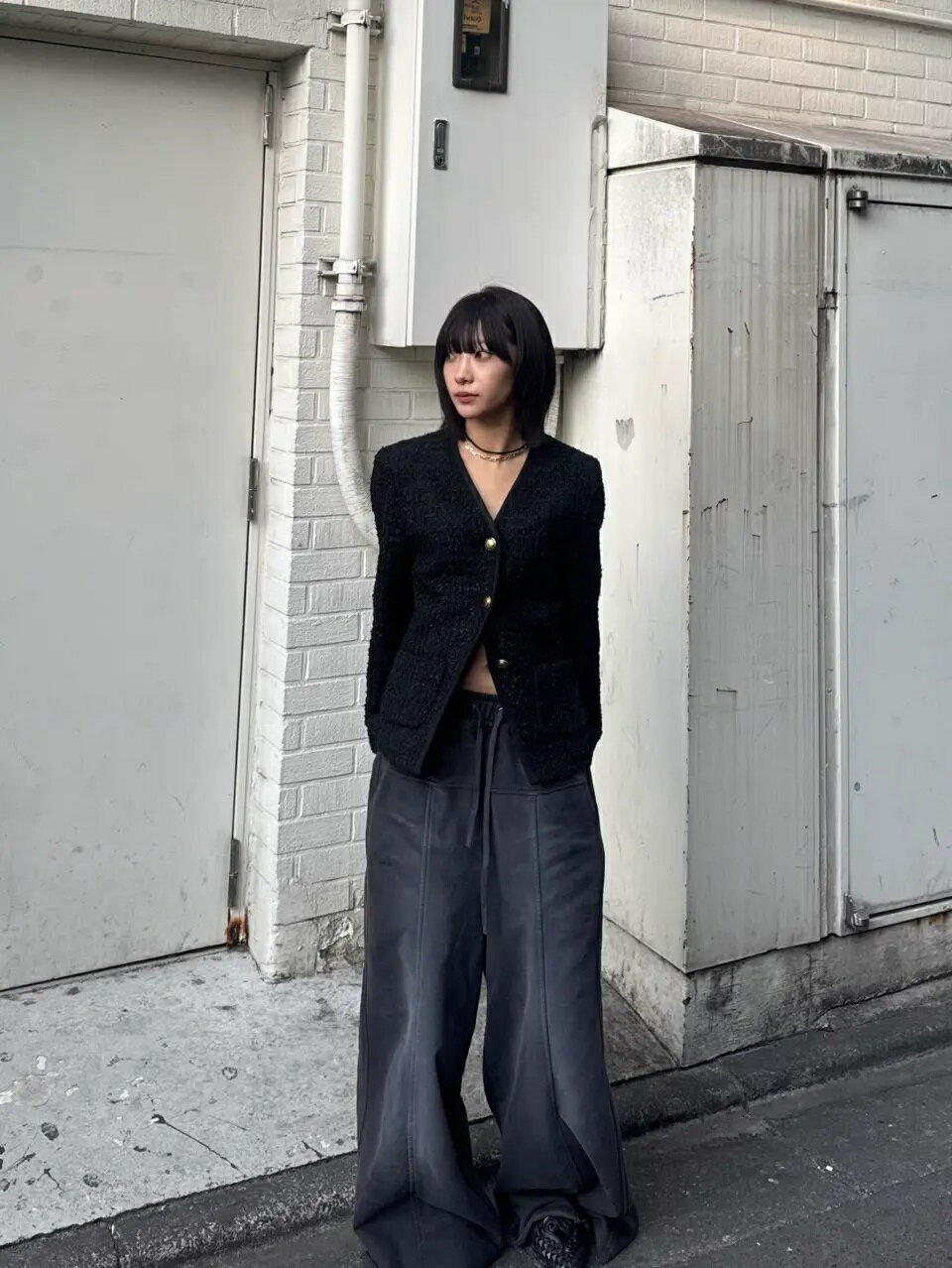 PRANK PROJECTのピーチワイドスウェットパンツ / Peach Wide Sweat Pantsを使ったコーディネートを紹介します。｜Rakuten Fashion(楽天ファッション／旧楽天ブランドアベニュー)6722370