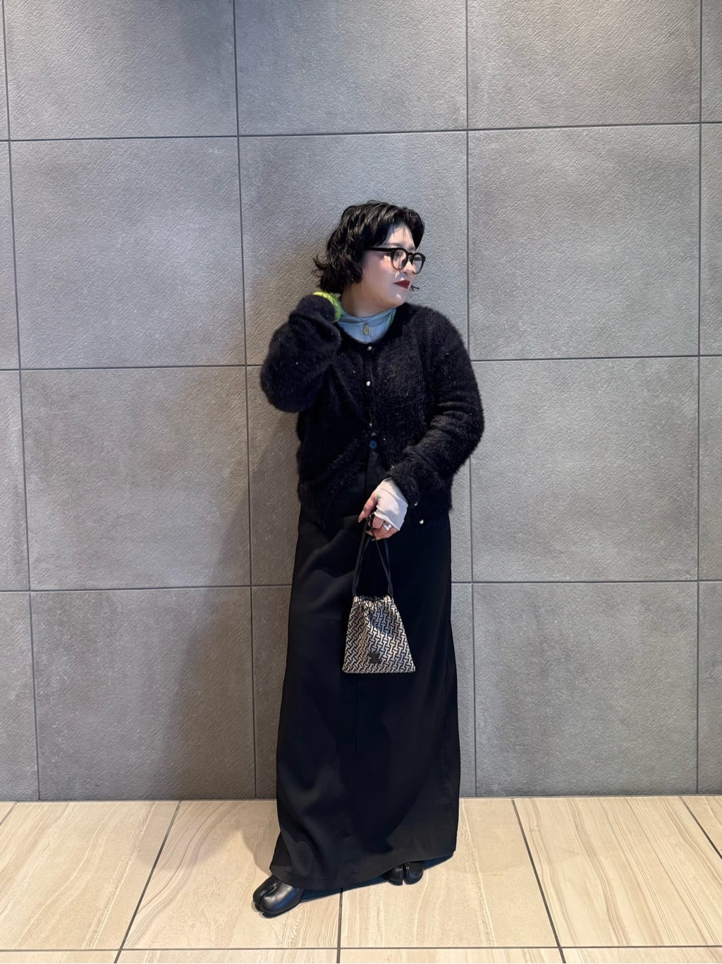 IACUCCI | モノグランマ ポーチ JACQUARD/CERVO | Rakuten Fashion