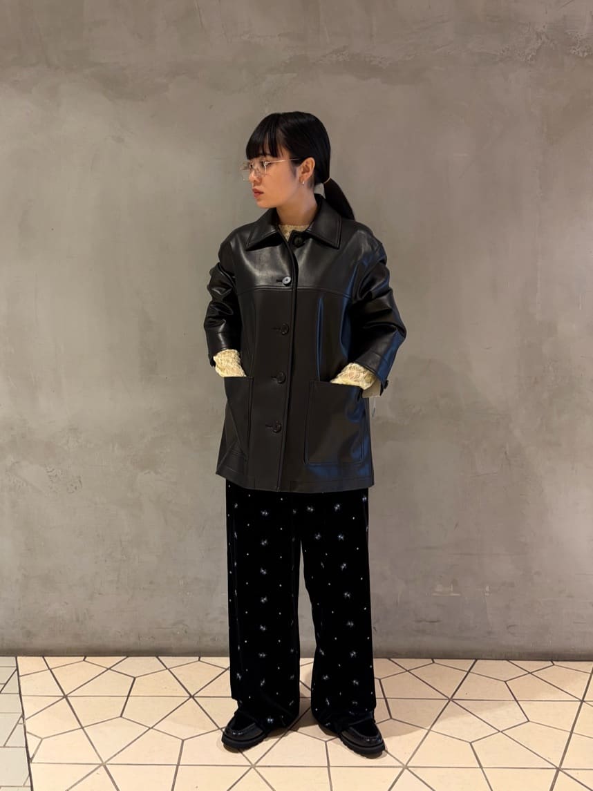 UNITED ARROWS LTD. OUTLETのレザーライク カバーオール ジャケットを