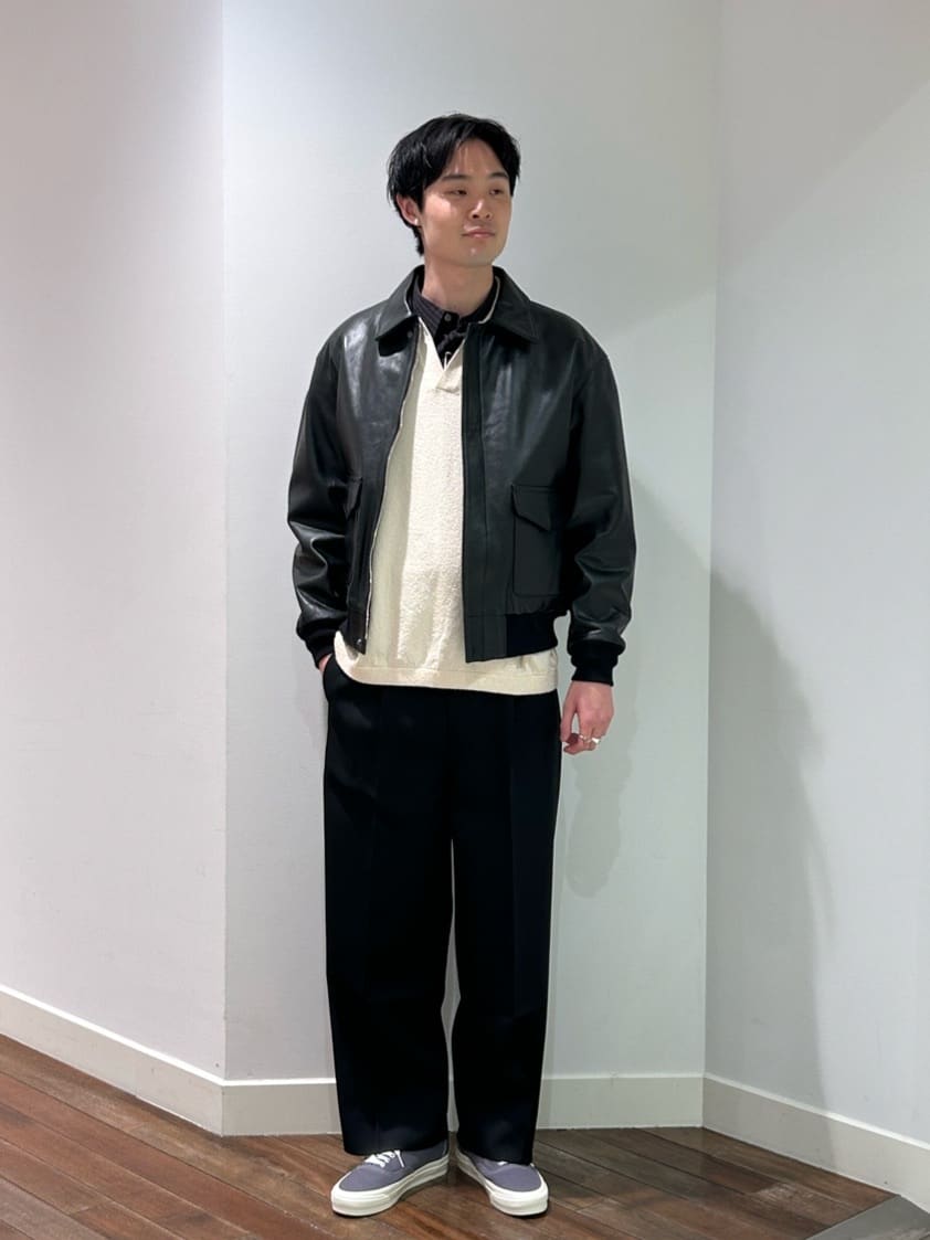BEAUTY&YOUTH UNITED ARROWS | シープ レザー A-2 ジャケット