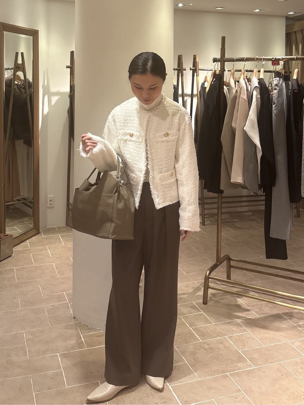 GALLARDAGALANTEの【2.718】ベーシックトートを使ったコーディネートを紹介します。｜Rakuten Fashion(楽天ファッション／旧楽天ブランドアベニュー)6731052