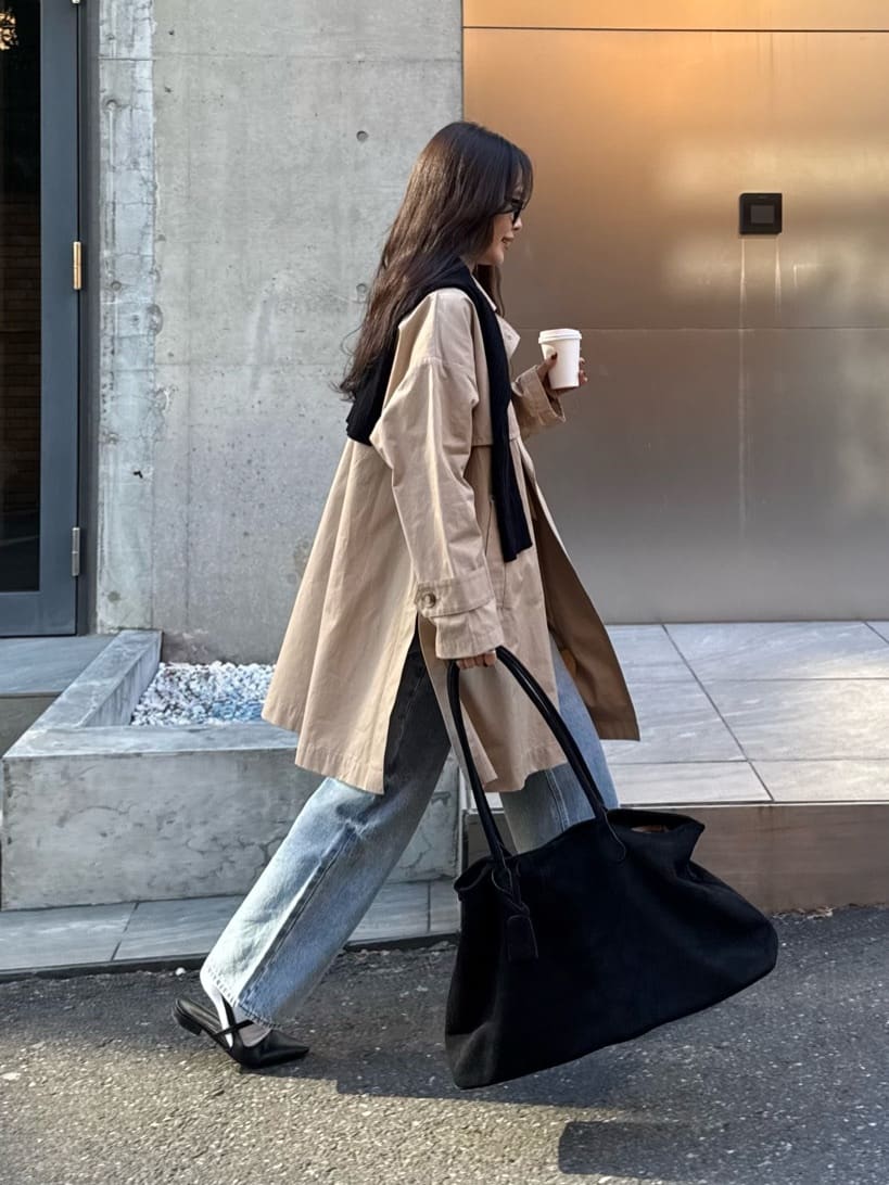 FREDY & GLOSTER | ミドル丈オーバートレンチコート | Rakuten Fashion