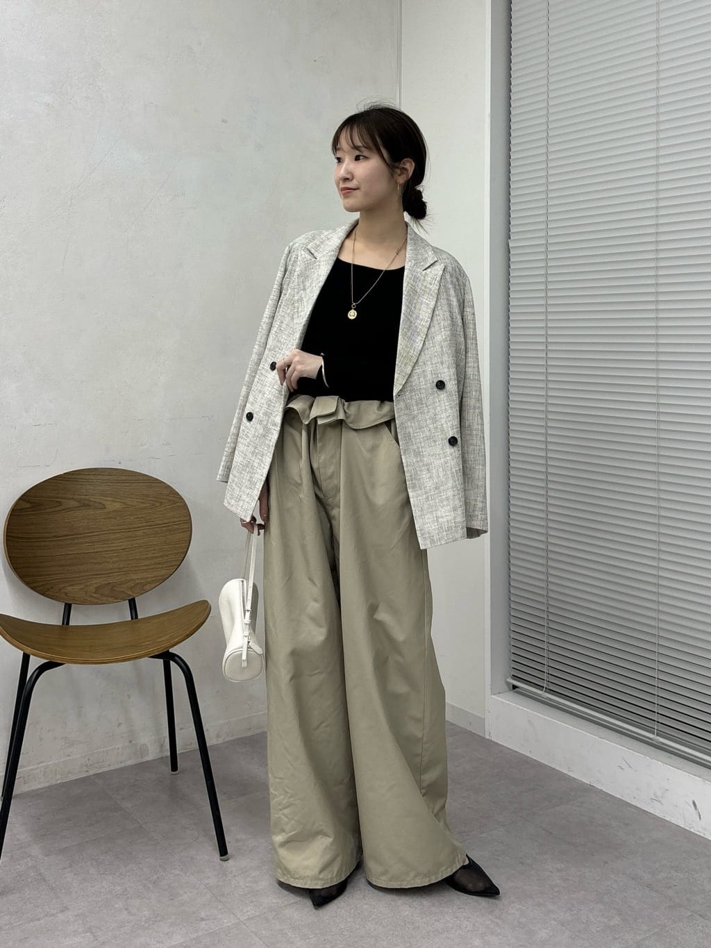 DOUDOU | シアーツイードダブルジャケット | Rakuten Fashion(楽天