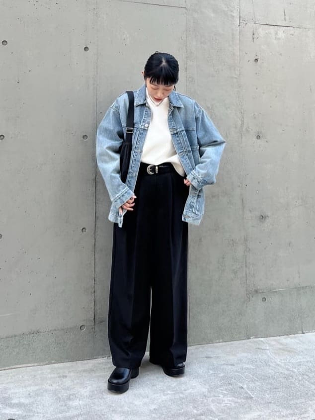 GALLARDAGALANTEの【サイズ展開あり】オーバーGジャンを使ったコーディネートを紹介します。｜Rakuten Fashion(楽天ファッション／旧楽天ブランドアベニュー)6734851