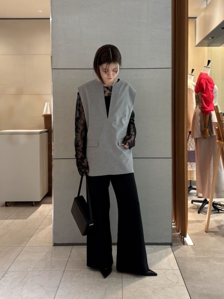 GALLARDAGALANTEの【累計販売1万枚超!】【美脚パンツ】ワイドドロストパンツを使ったコーディネートを紹介します。｜Rakuten Fashion(楽天ファッション／旧楽天ブランドアベニュー)6738710
