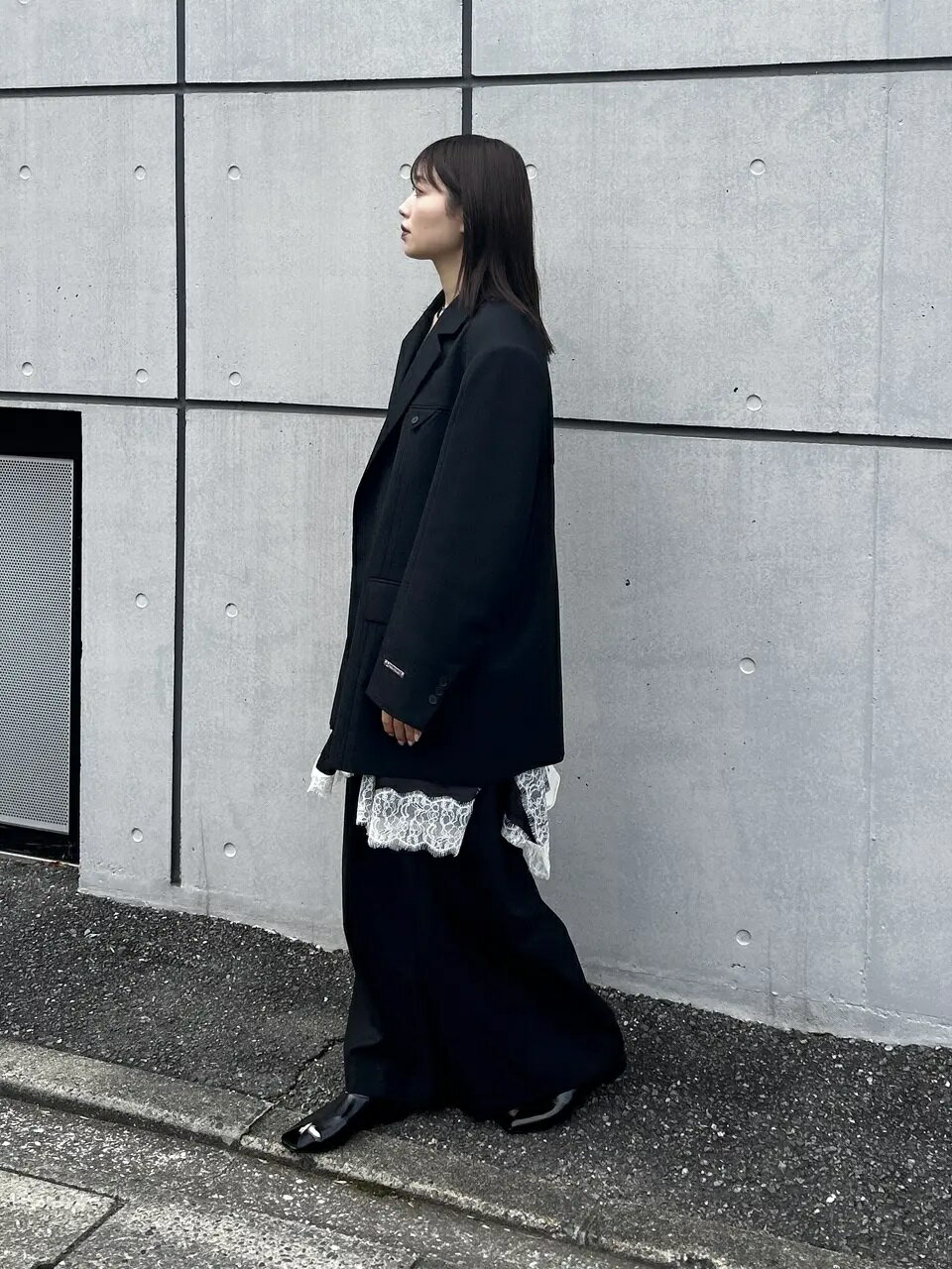 PRANK PROJECT | レースシンメワンピース / Square Pattern Skirt OP