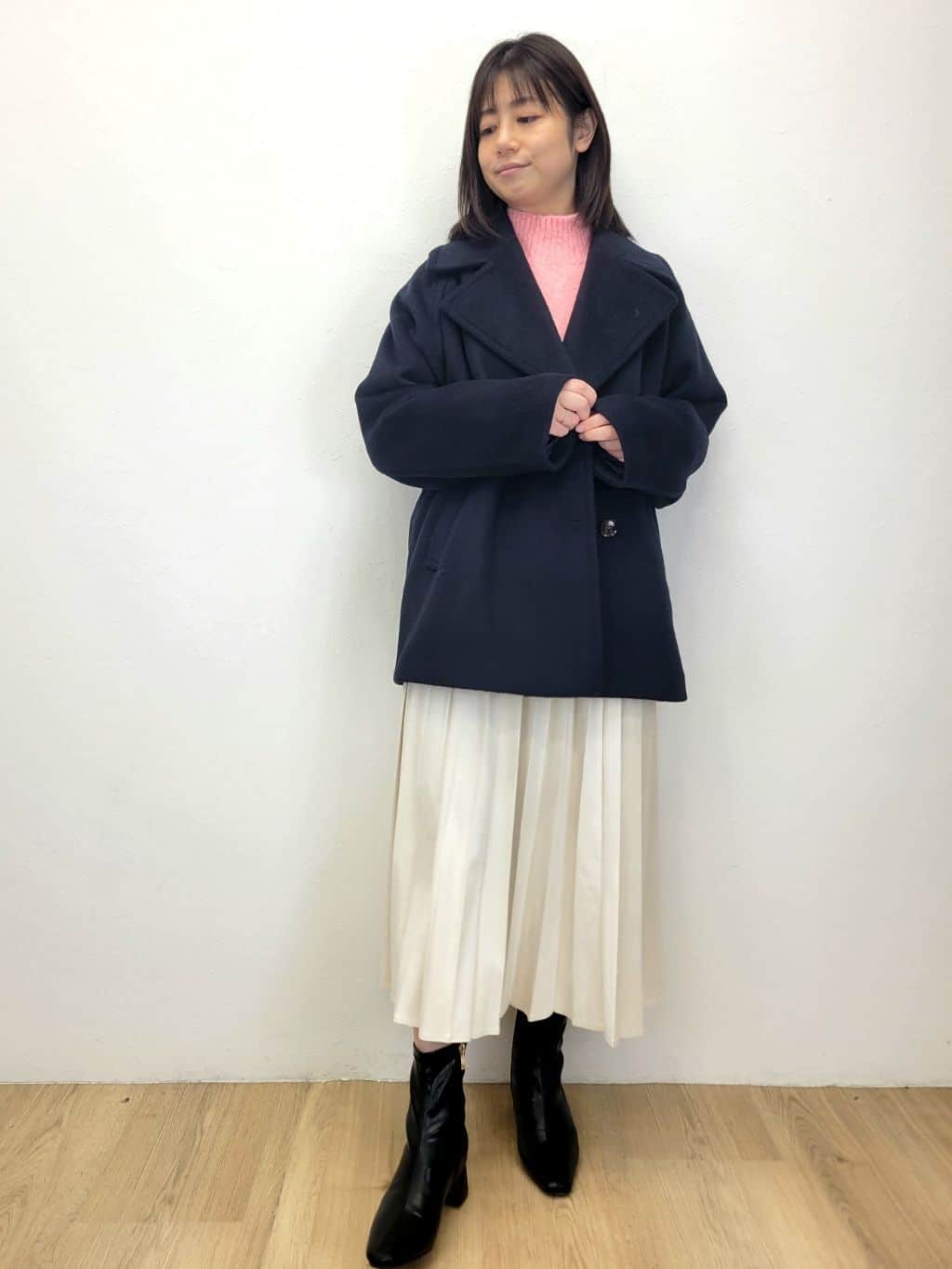 OPAQUE.CLIP | カシミヤブレンドウールミドルピーコート | Rakuten