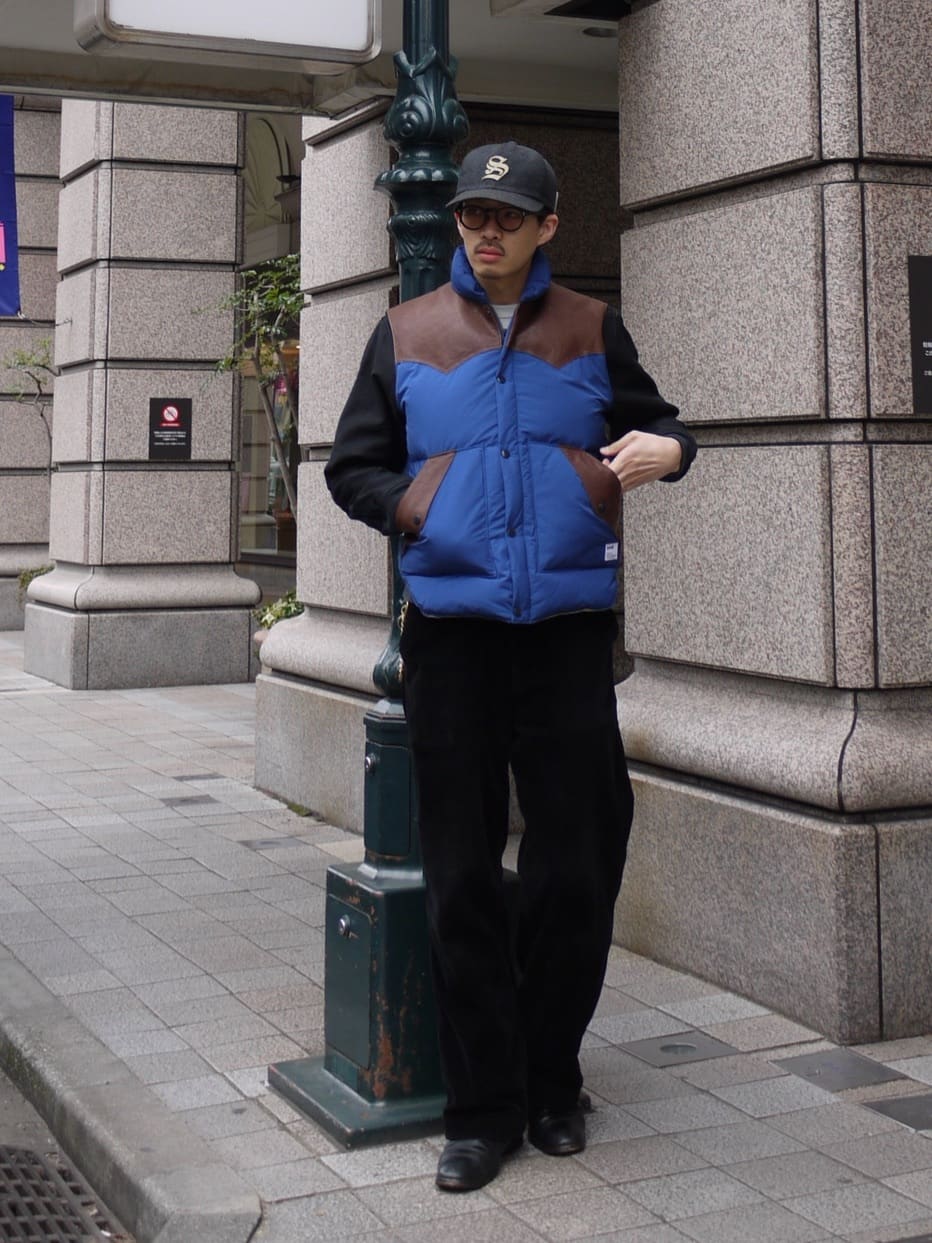 Schott | LEATHER COMB. VEST/レザー コンビベスト | Rakuten Fashion