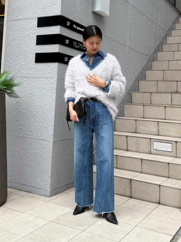 GALLARDAGALANTEの【リバイバル】インパッチデニムを使ったコーディネートを紹介します。｜Rakuten Fashion(楽天ファッション／旧楽天ブランドアベニュー)6745836