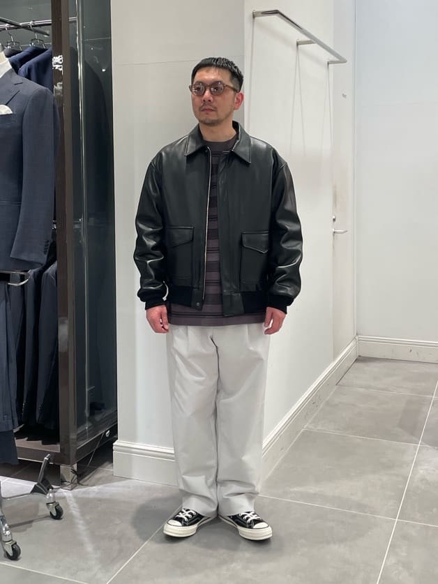 BEAUTY&YOUTH UNITED ARROWS | シープ レザー A-2 ジャケット