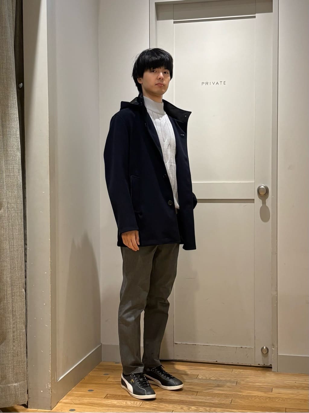 UNITED ARROWS LTD. OUTLETのニットメルトン フードコート-防風- を使ったコーディネート | Rakuten ...