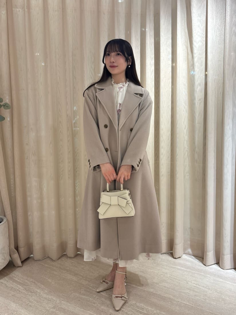 PROPORTION BODY DRESSING | 花柄プリントギャザーワンピース