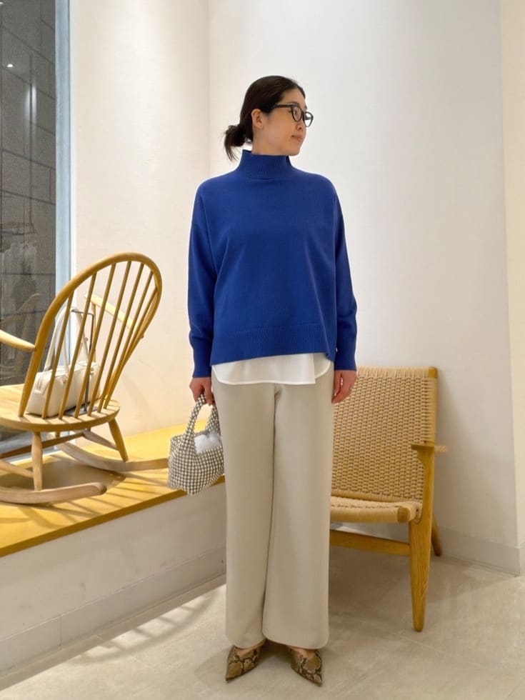 GALLARDAGALANTEの【累計販売1万枚超!】【美脚パンツ】ワイドドロストパンツを使ったコーディネートを紹介します。｜Rakuten Fashion(楽天ファッション／旧楽天ブランドアベニュー)6749380