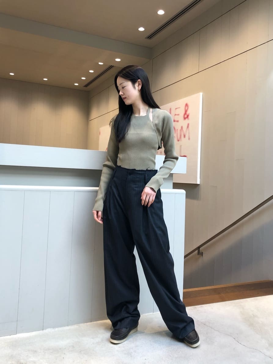 H BEAUTY&YOUTH 新品リブホルターネックニット H BEAUTY&YOUTH UNITED ARROWS（エイチビューティーアンドユース