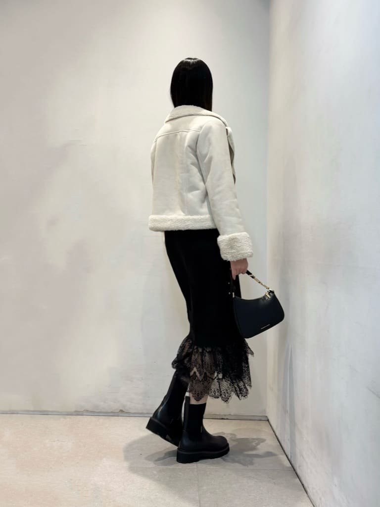 CHARLES & KEITH | ニットソックス リッジッドソールチェルシーブーツ