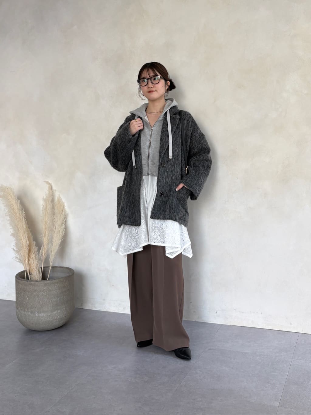 Thevon. | シャギーミドルコート | Rakuten Fashion(楽天ファッション