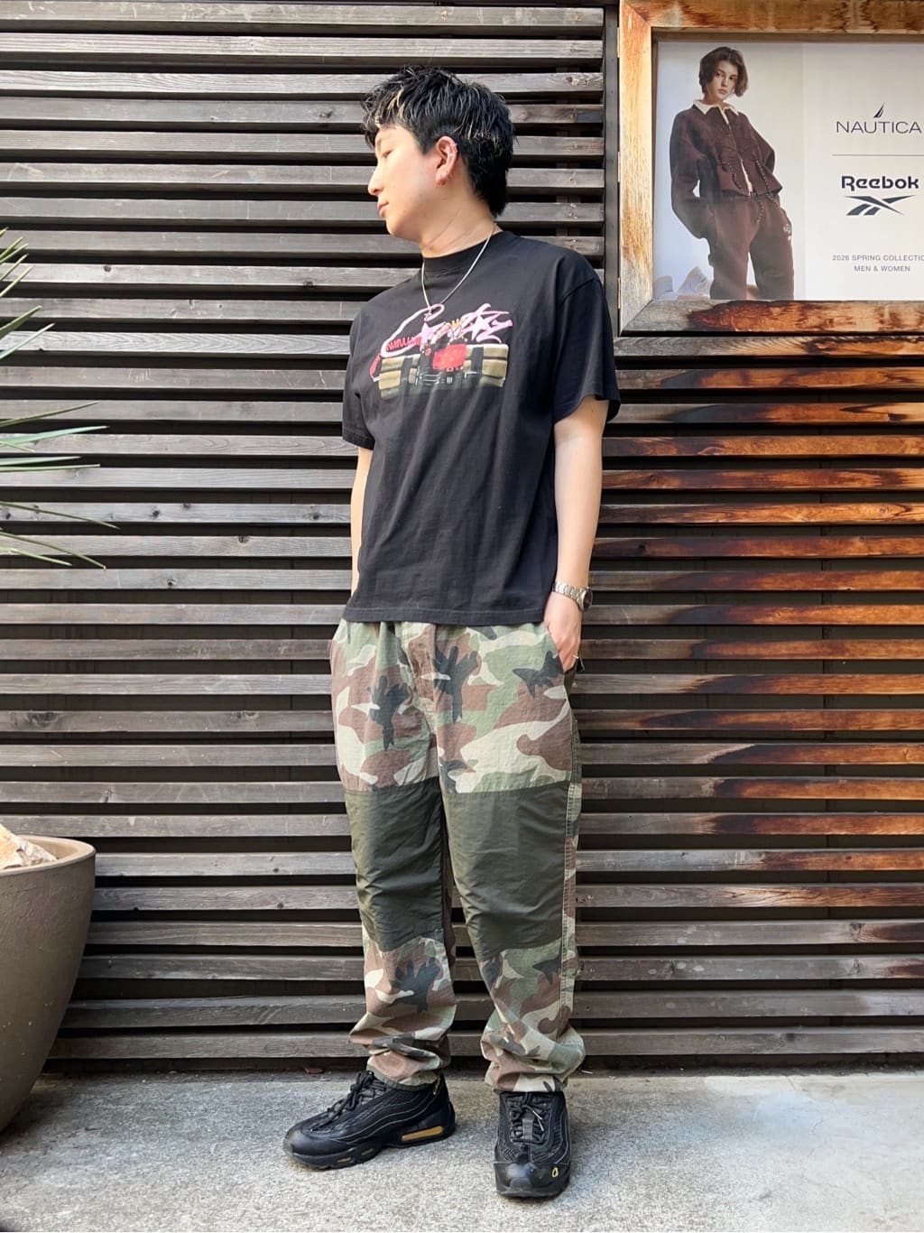 FREAK'S STORE | リップストップ ナイロン切り替え カーゴパンツ