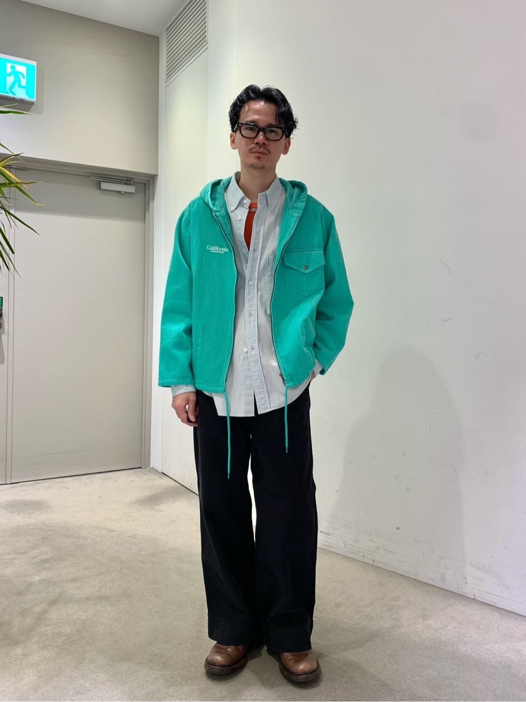 BIRDWELL コーデュロイシャツ　シャツ　カリフォルニア購入　新品 SENSE OF PLACE by URBAN RESEARCH シャツ ブロックコーデュロイ