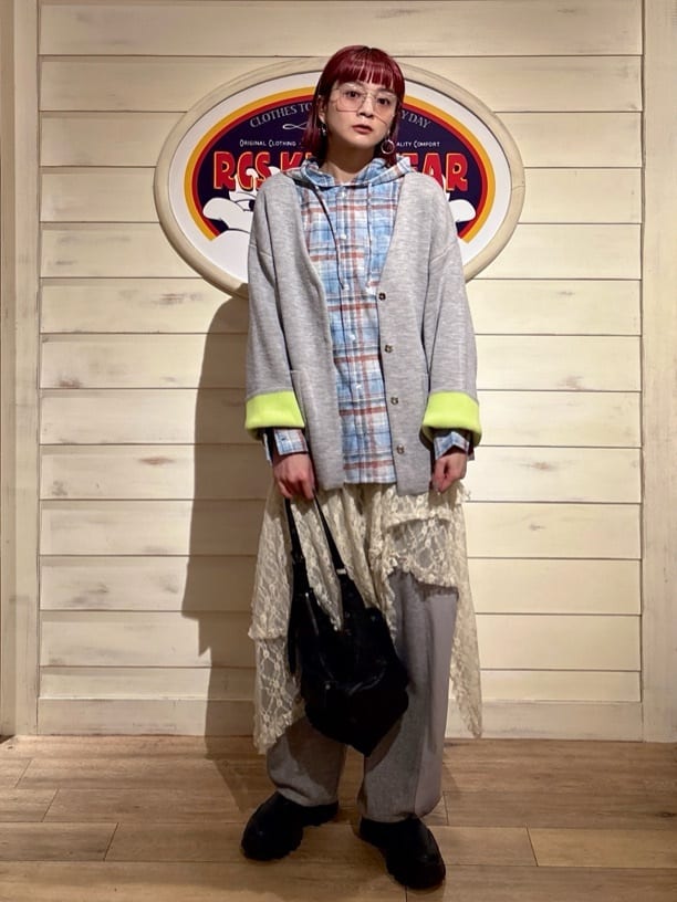 RODEO CROWNS WIDE BOWLのダブルフェイスニットジャケットを使ったコーディネートを紹介します。｜Rakuten Fashion(楽天ファッション／旧楽天ブランドアベニュー)6756063