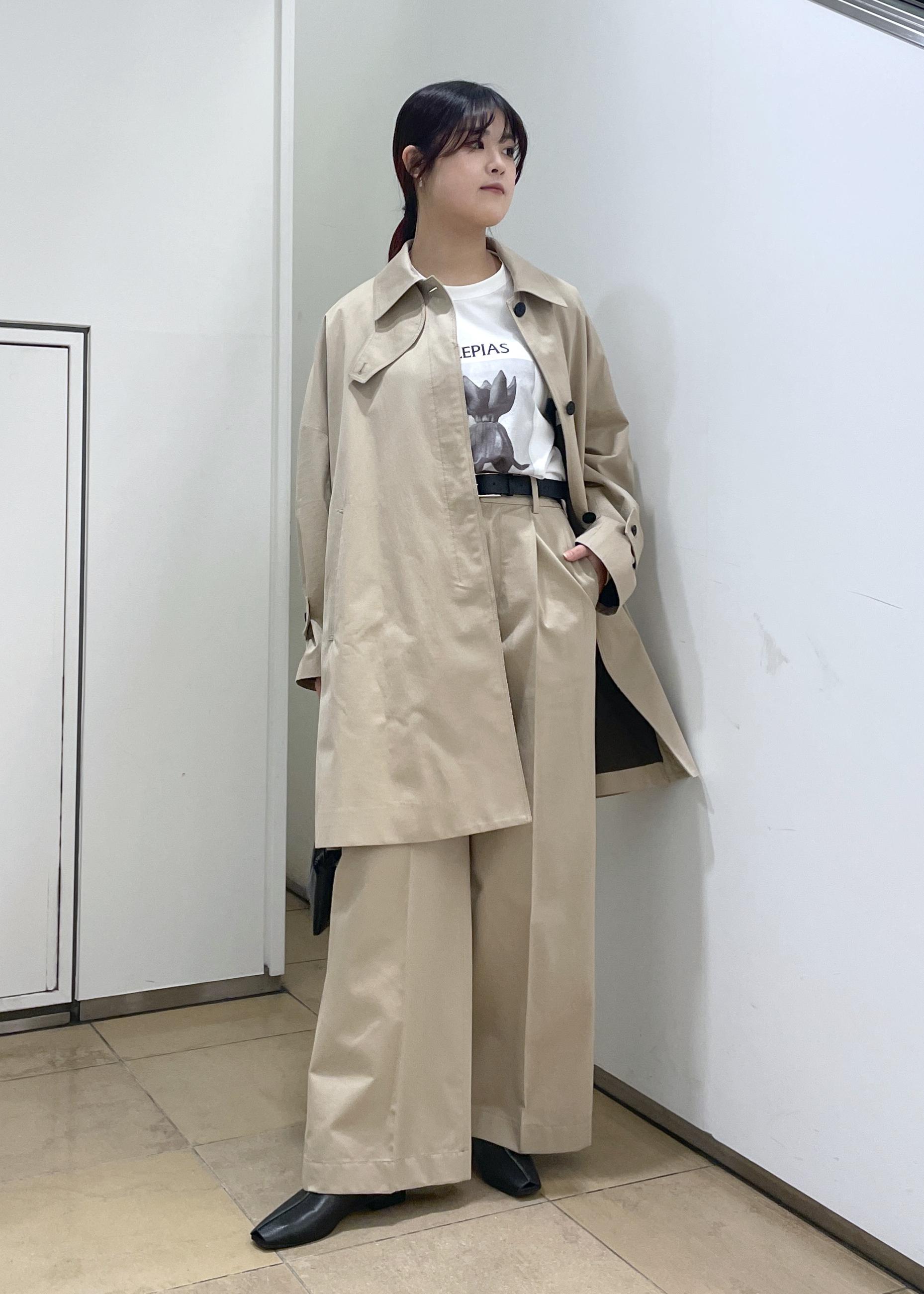 SALON adam et rope' | tacca テントシルエットステンカラーコート