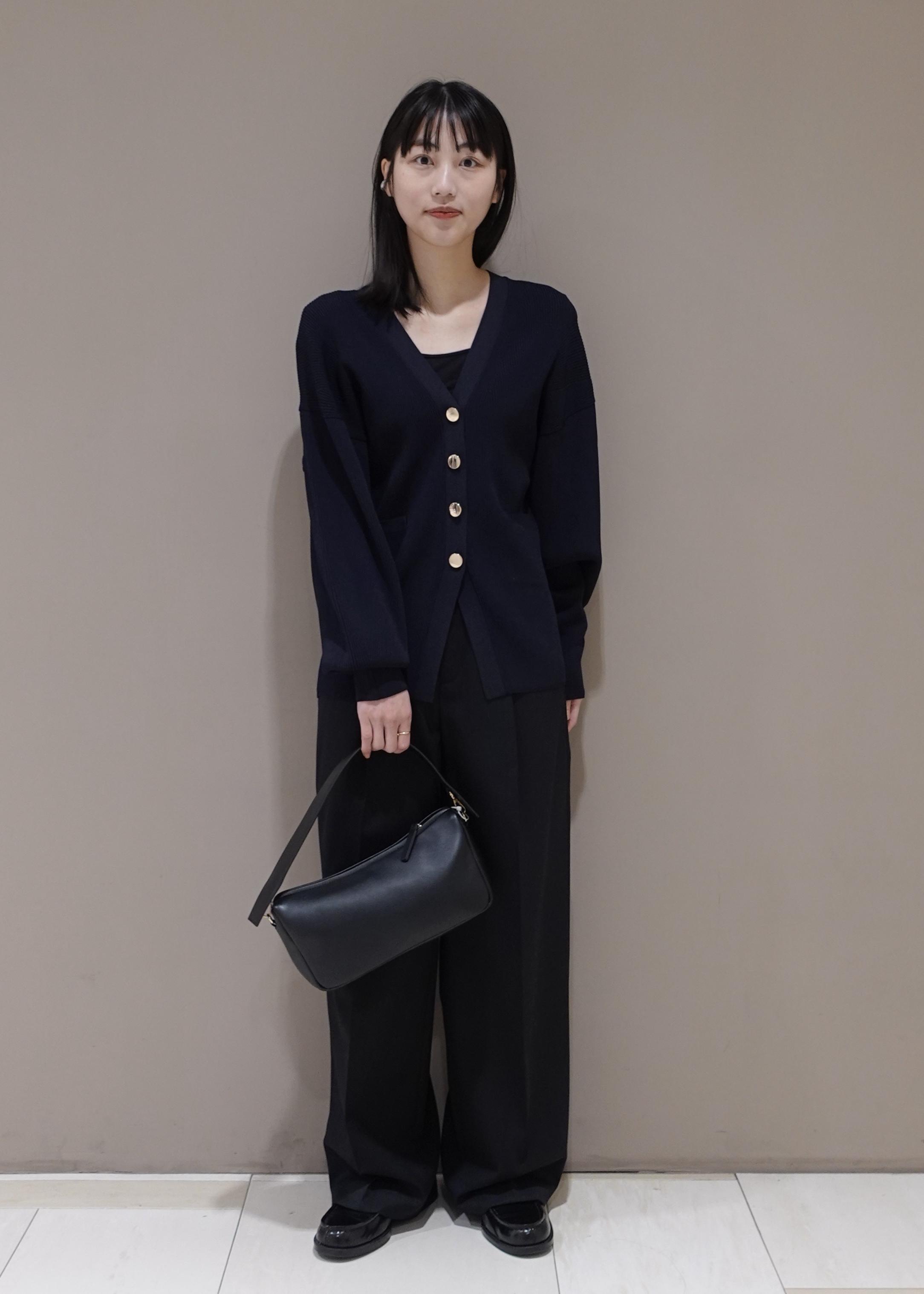 ADAM ET ROPE' | 【サステナブル】フォルムリブカーディガン | Rakuten