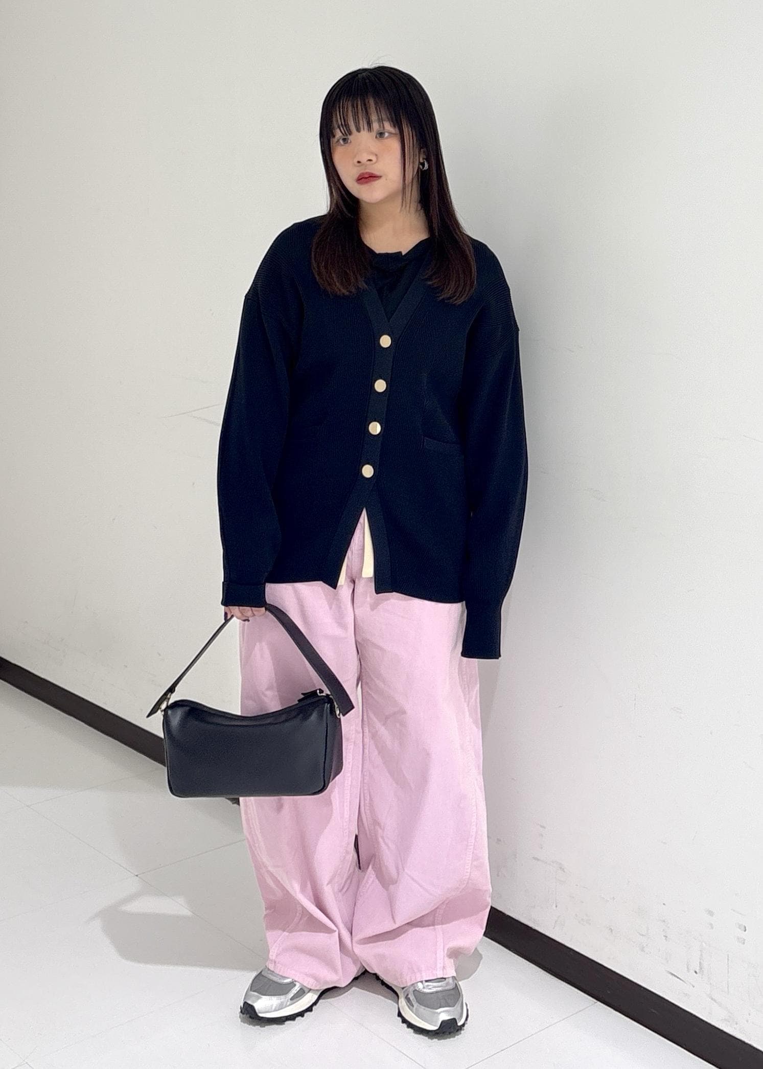 ADAM ET ROPE' | 【サステナブル】フォルムリブカーディガン | Rakuten