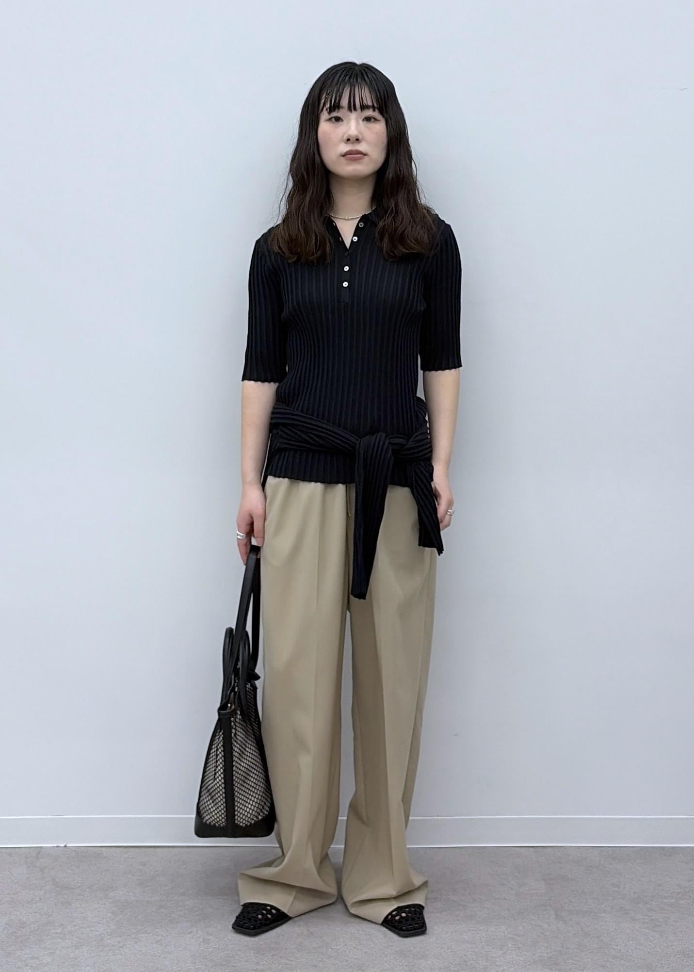 SALON adam et rope' | ワイドリブスキッパーポロシャツ | Rakuten