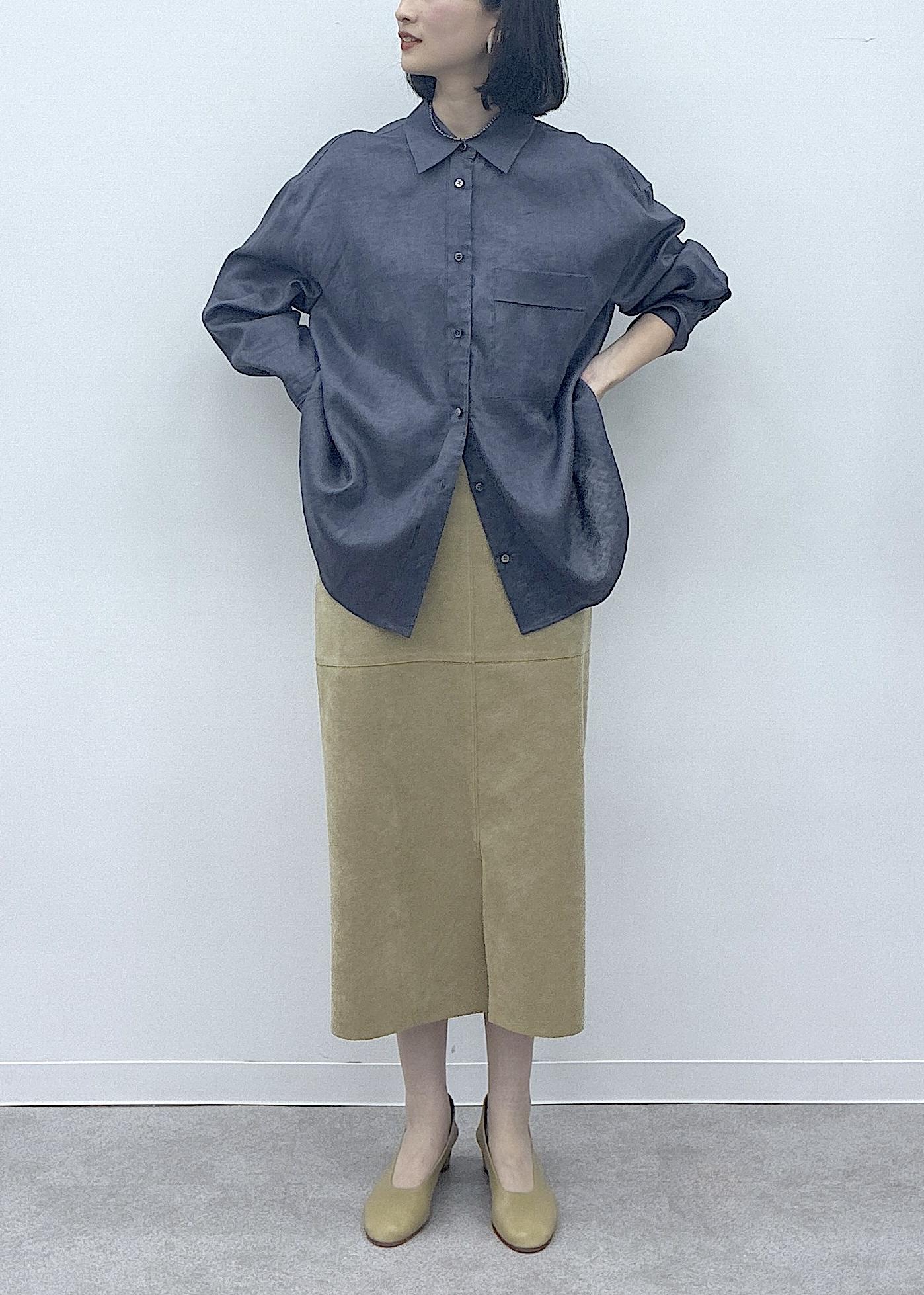 SALON adam et rope' | リネンオーバーシャツ / GENTLE LINEN