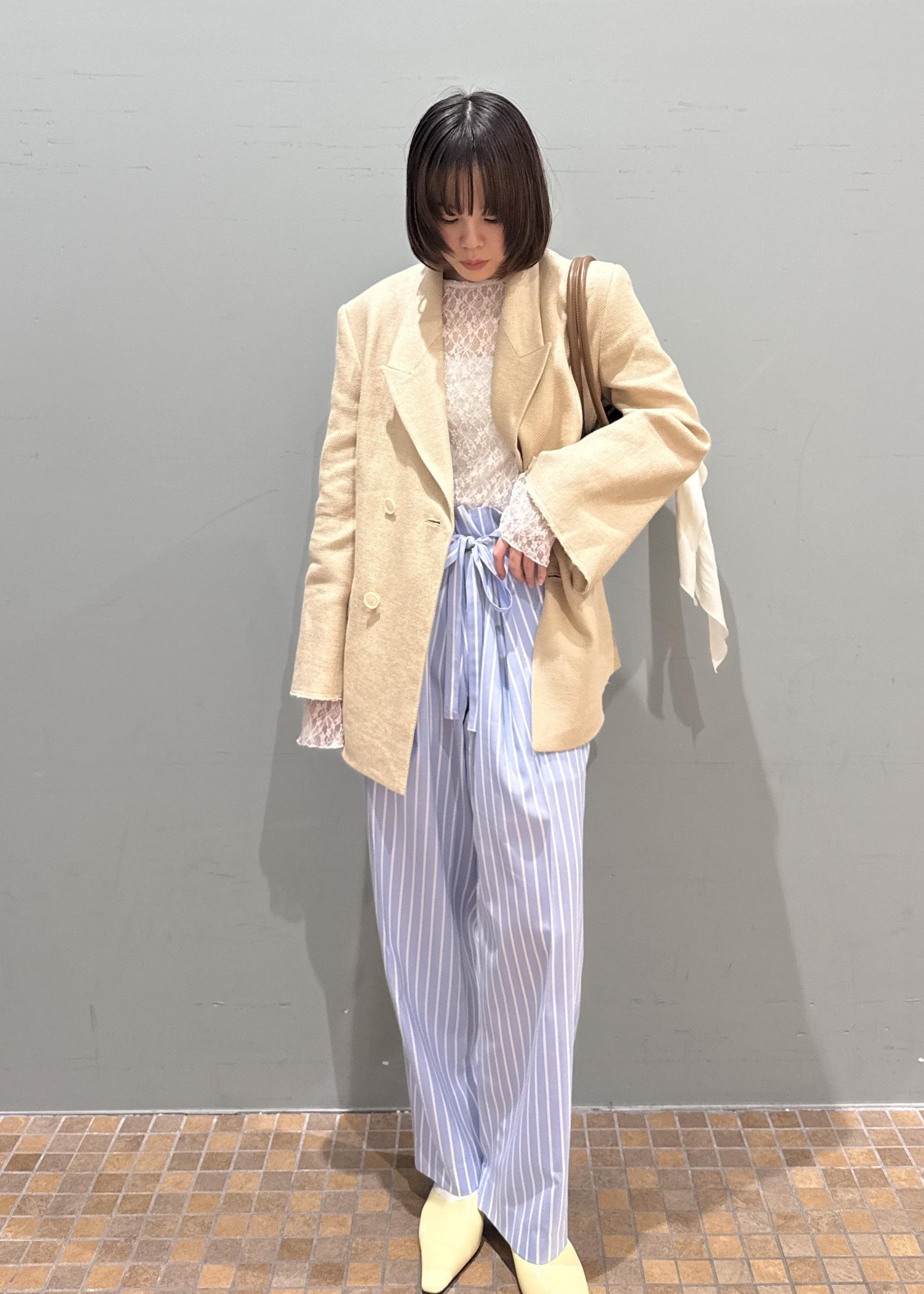 ADAM ET ROPE' | フィブリルロンTEEスカーフブラウス | Rakuten