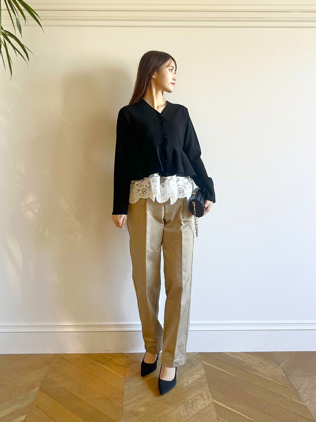allureville | 【LOULOU WILLOUGHBY】レースレイヤーペプラム