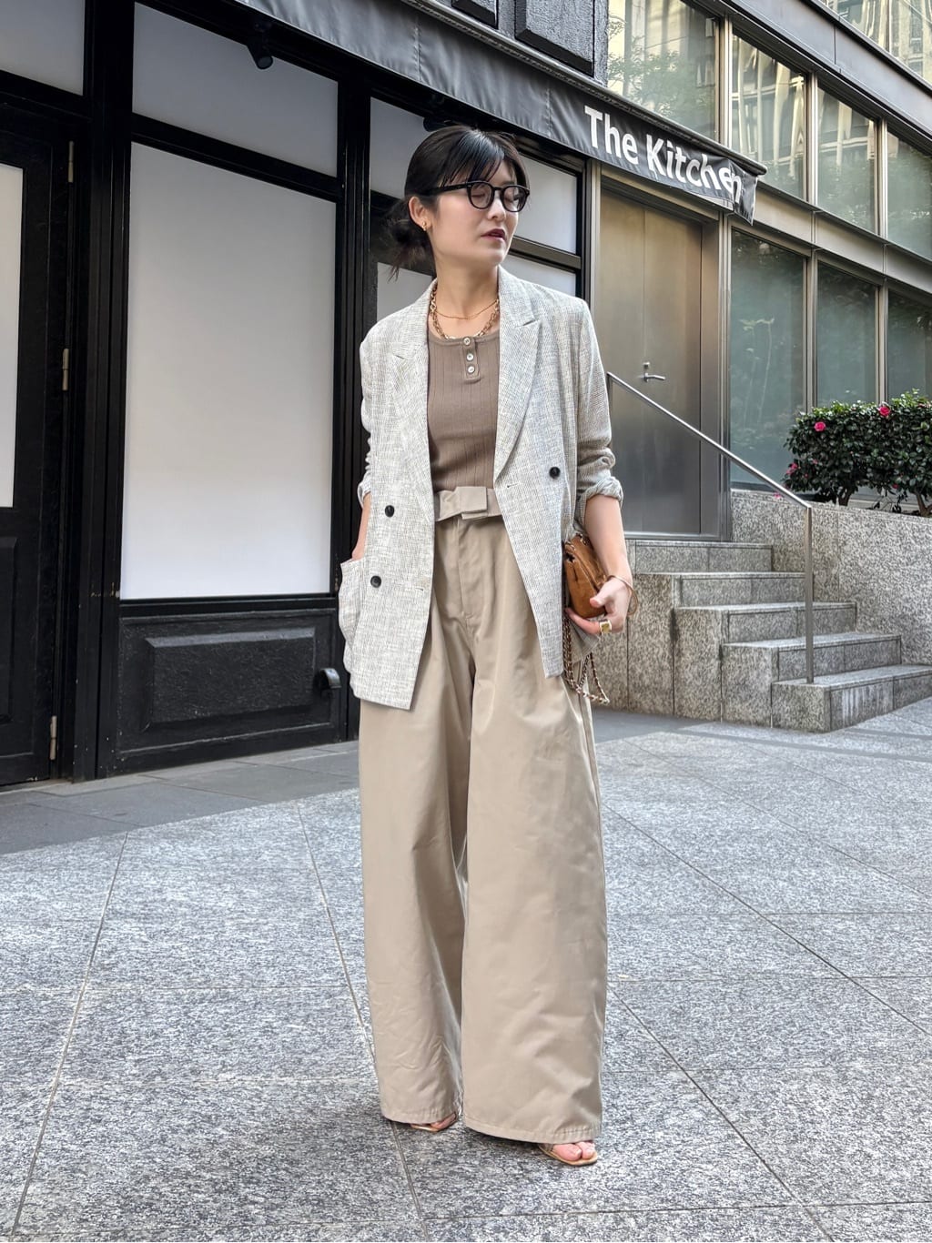 DOUDOU | シアーツイードダブルジャケット | Rakuten Fashion(楽天