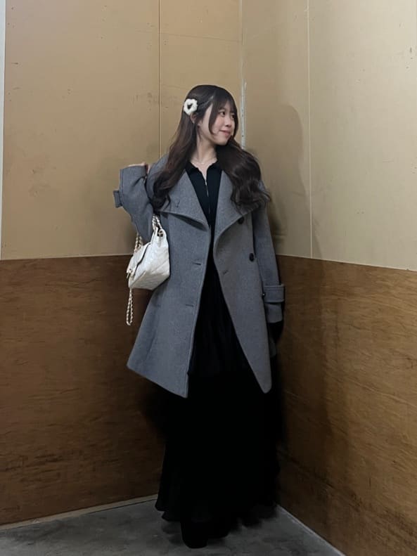 rienda | 25オーバーネックシンデレララインミニコート | Rakuten